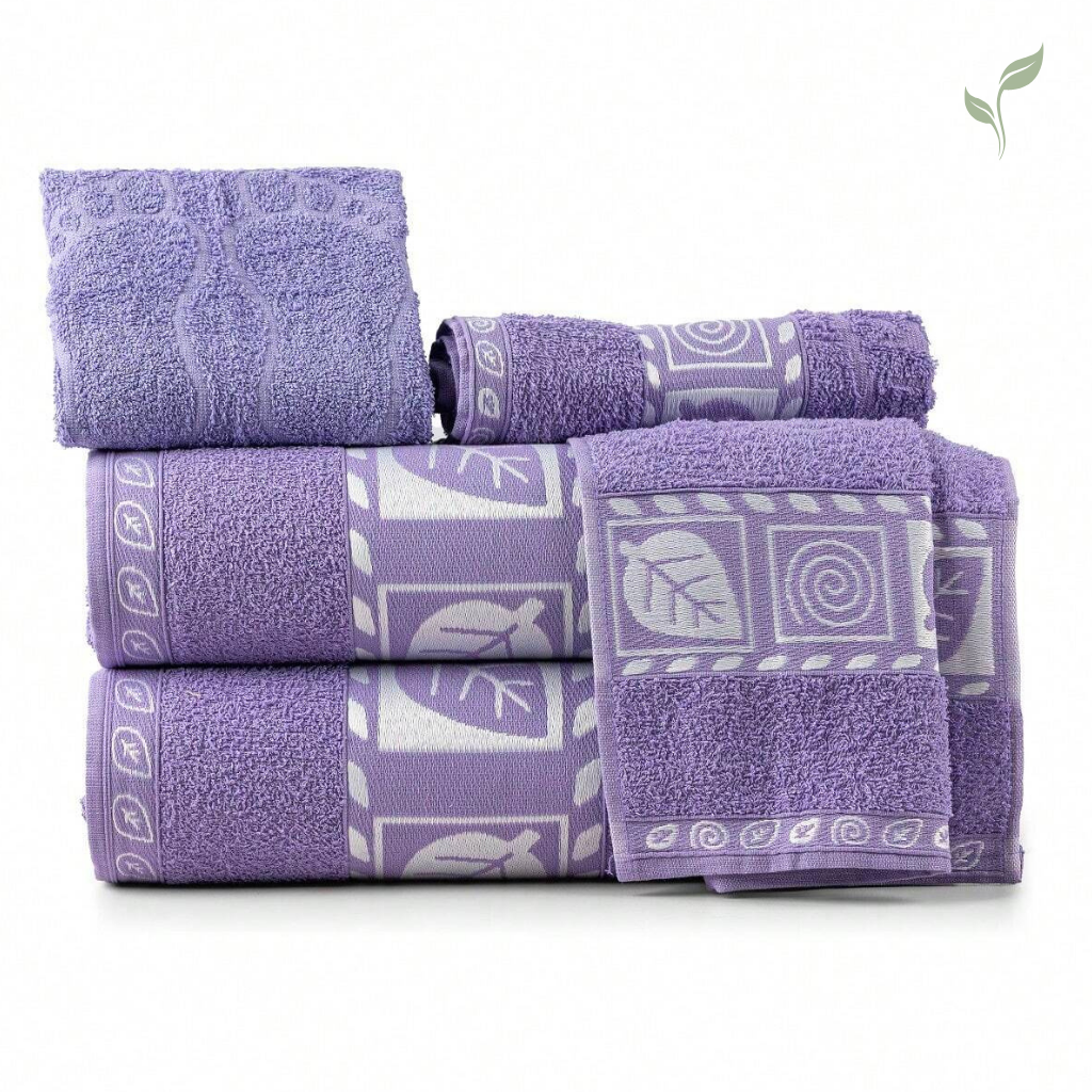 Kit 5 Toalhas Grande Leaf 100% Algodão, toalhas, louhir, jogo de toalhas, https://louhir.com.br/