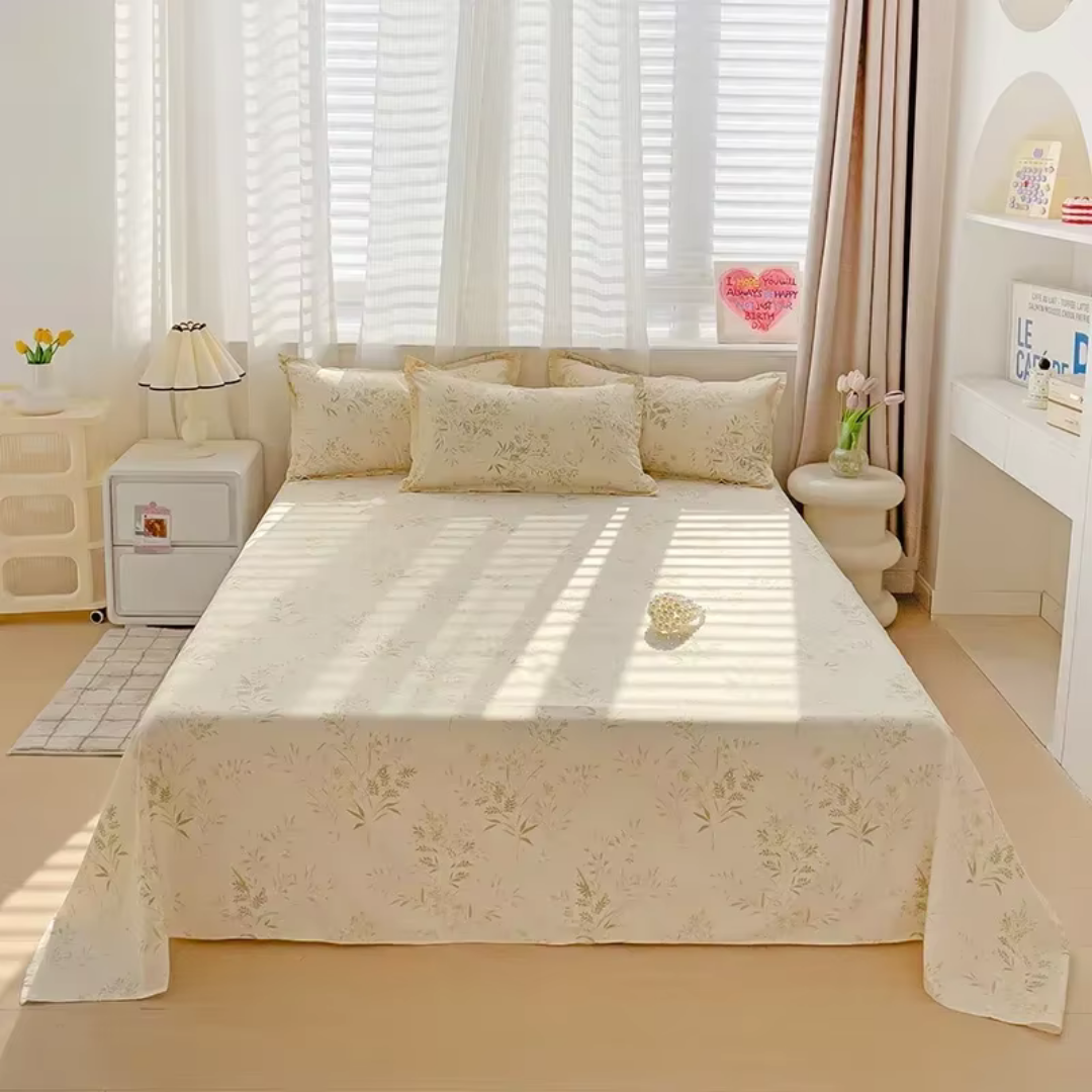 Lençol Superior Liso Wheat, leçol chique, lençol de algodão, lonçol liso, lençõl para cama, louhir, louhir.com, louhir.com.br