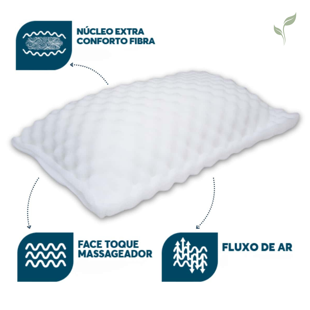 Travesseiro Médio Rubbing Revestido, travesseiro confortável, travesseiro de algodão, travesseiro, louhir.com, louhir.com.br