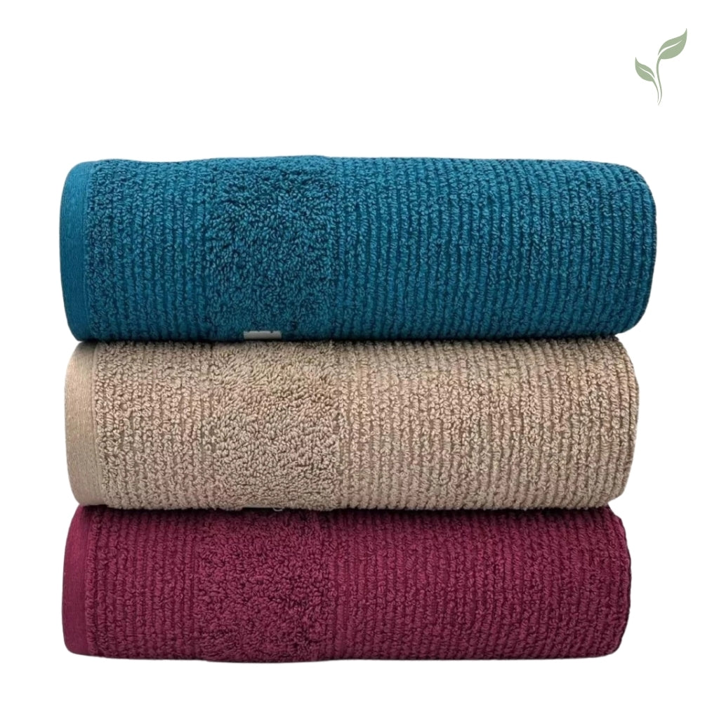Kit 3 Toalhas Banhão Maria Tereza 100% Algodão Penteado