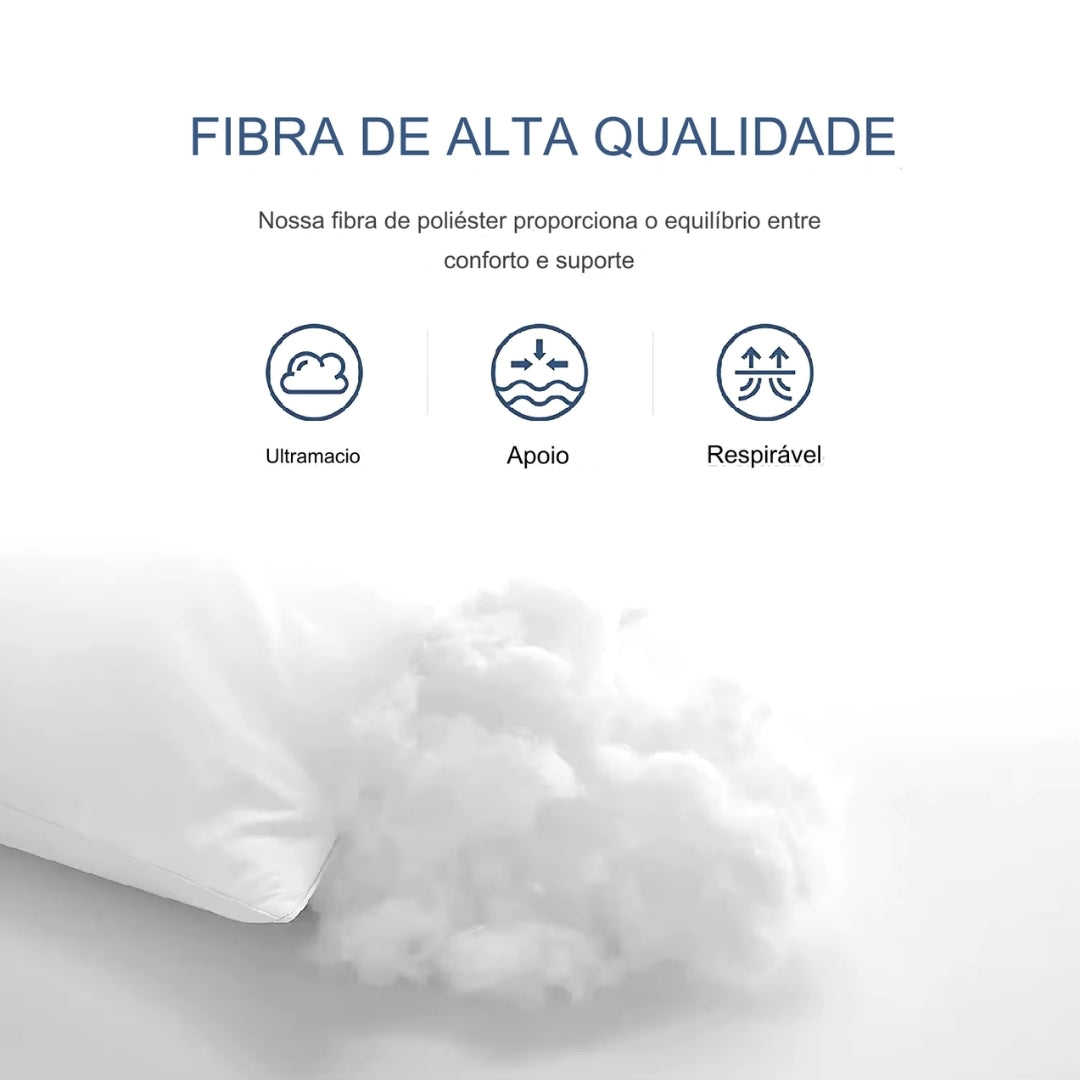 Travesseiro Algodão Toque de Pluma Softness, travesseiro macio, travesseiro para coluna, travesseiro confortável, travesseiro, louhir.com, louhir.com.br