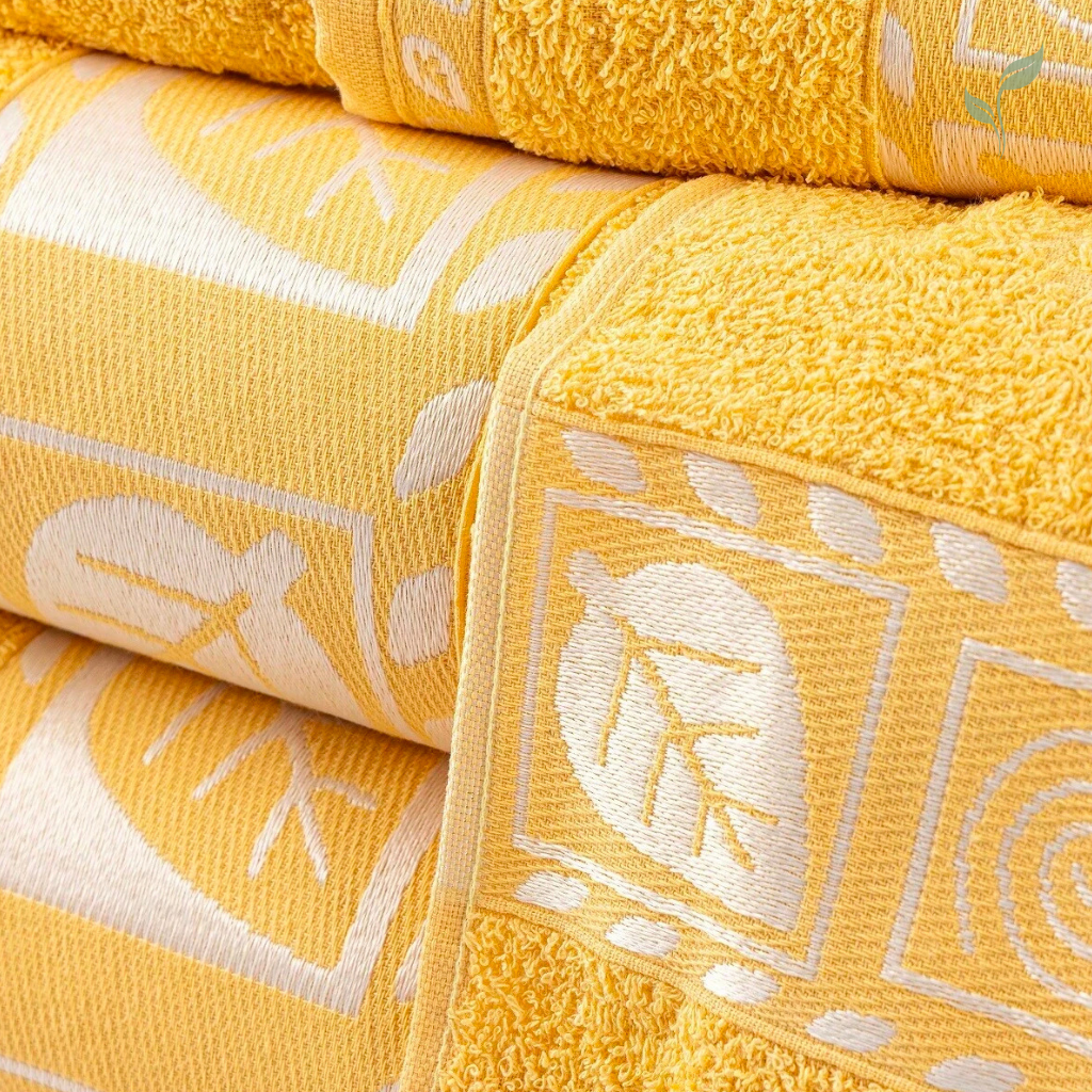 Kit 5 Toalhas Grande Leaf 100% Algodão, toalhas, louhir, jogo de toalhas, https://louhir.com.br/