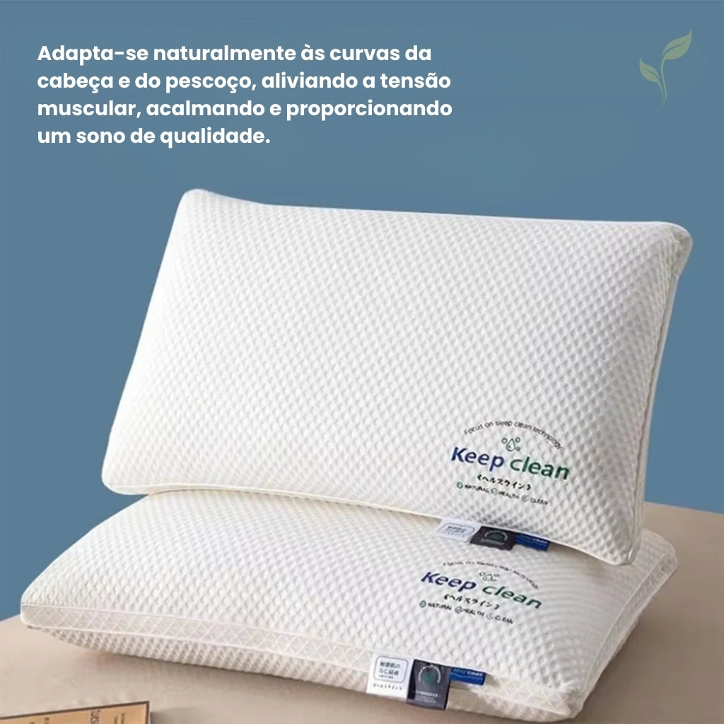 Travesseiro Macio Keep Clean, travesseiro macio, travesseiro ortopédico, travesseiro para coluna, travesseiro confortável, travesseiro de algodão, travesseiro, louhir.com, louhir.com.br