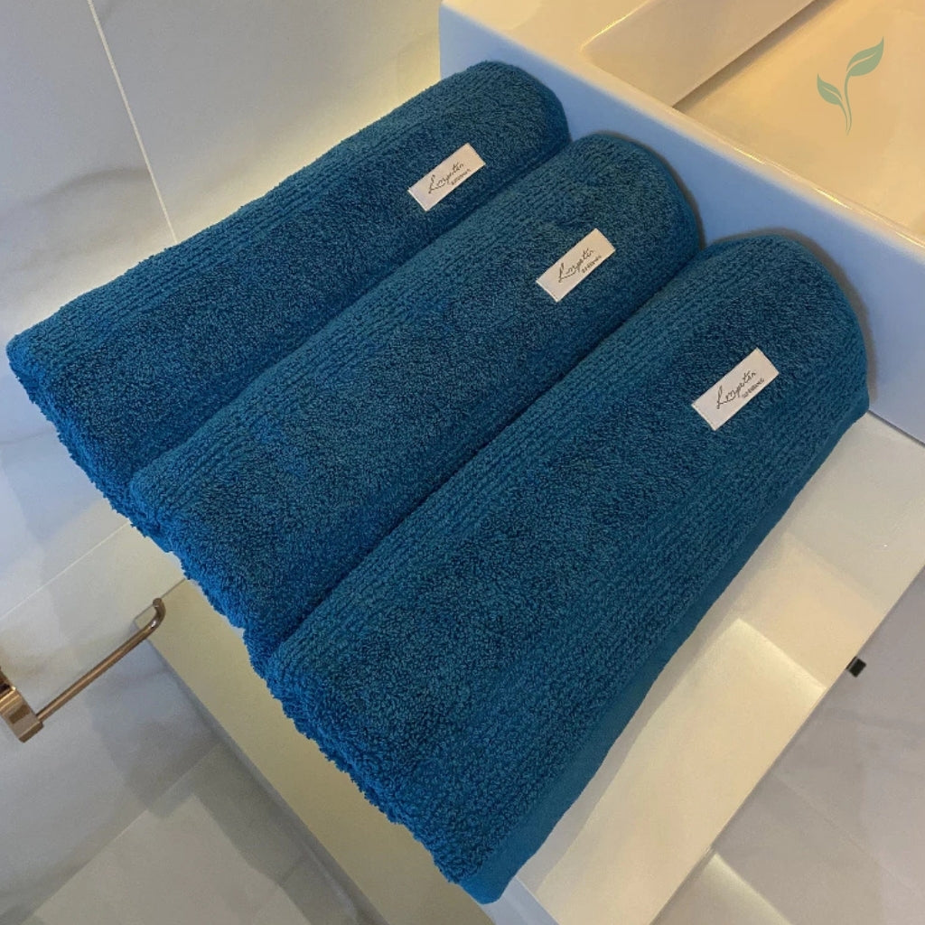 Kit 3 Toalhas Banhão Maria Tereza 100% Algodão Penteado