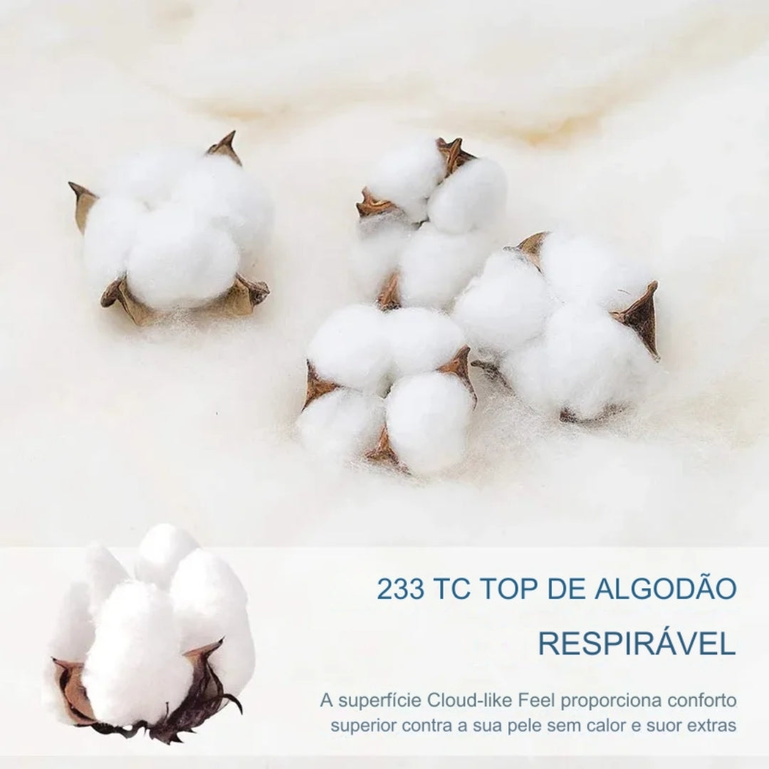 Travesseiro Algodão Toque de Pluma Softness, travesseiro macio, travesseiro para coluna, travesseiro confortável, travesseiro, louhir.com, louhir.com.br
