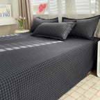 Lençol Liso Fino Checkered, leçol chique, lençol de algodão, lonçol liso, lençol para cama, louhir, louhir.com, louhir.com.br