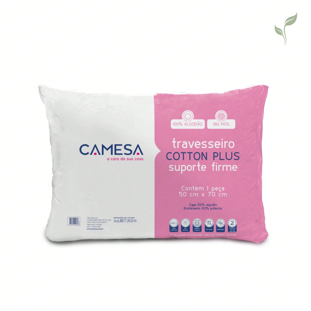 Travesseiro 180 Fios Cotton Plus, travesseiro confortável, travesseiro de algodão, travesseiro, louhir.com, louhir.com.br