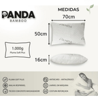 Travesseiro Alto Premium Macio Panda, travesseiro confortável, travesseiro de algodão, travesseiro, louhir.com, louhir.com.br