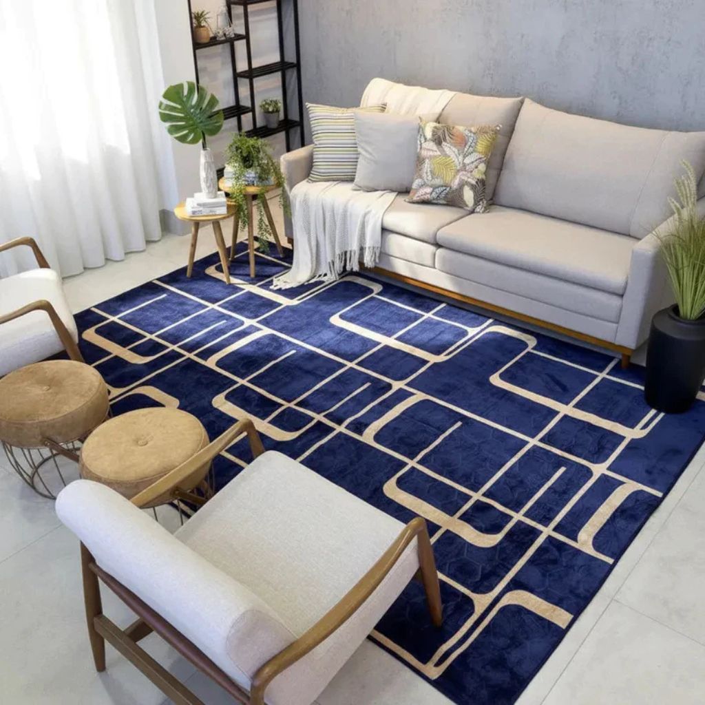 Tapete Grande Sala Aveludado Cadeau, https://louhir.com.br/