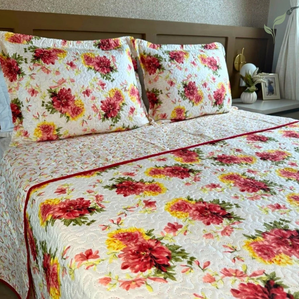 Colcha de Cama Dupla Face Mitsu, colcha de cama, colcha de cama e fronha, kit colcha de cama, colcha de cama de qualidade, louhir, louhir.com, louhir.com.br