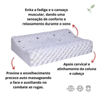 Travesseiro Magnético Ortopédico Health, travesseiro confortável, travesseiro de algodão, travesseiro, louhir.com, louhir.com.br