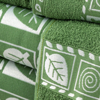 Kit 5 Toalhas Grande Leaf 100% Algodão, toalhas, louhir, jogo de toalhas, https://louhir.com.br/