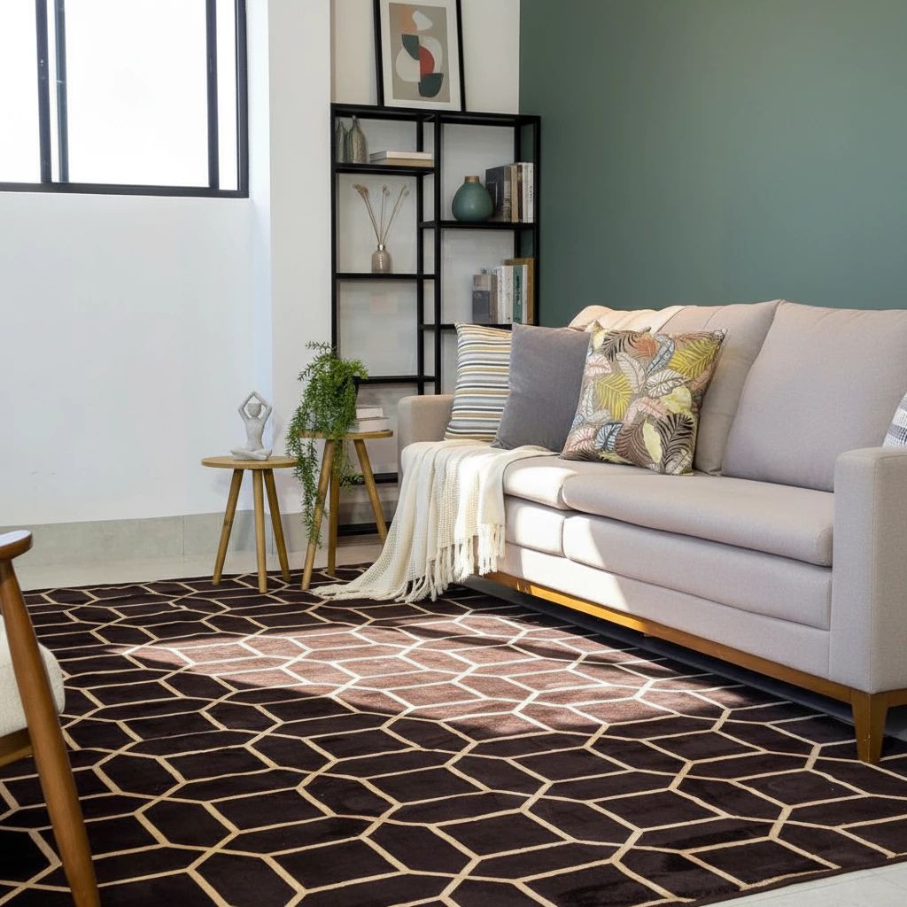 Tapete Grande Sala Aveludado Ruche, https://louhir.com.br/