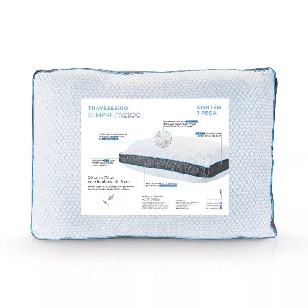 Travesseiro Com Lombada Colection Camesa, https://louhir.com.br/