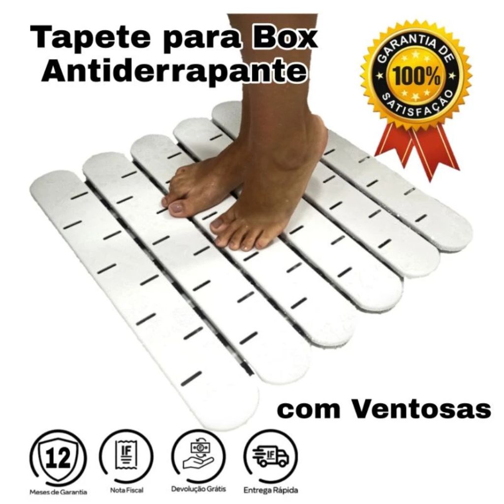 Tapete com Ventosa Prudent para Box, https://louhir.com.br/