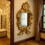 Espelho Colonial Francês Art Nouveau