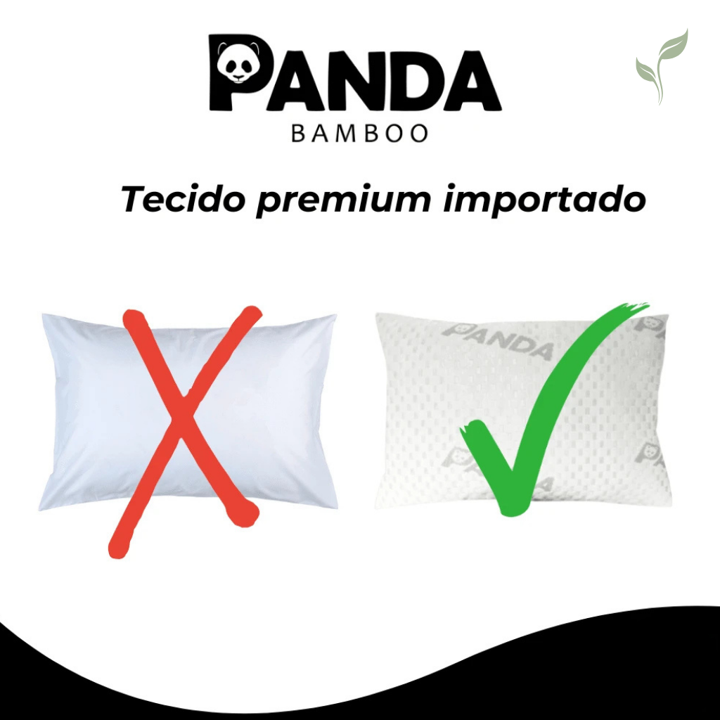 Travesseiro Alto Premium Macio Panda, travesseiro confortável, travesseiro de algodão, travesseiro, louhir.com, louhir.com.br