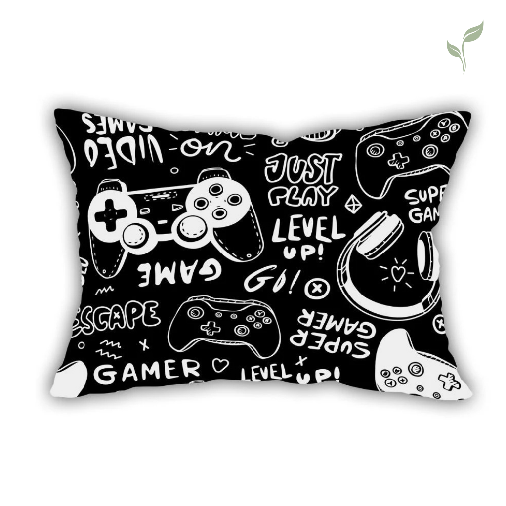 Edredom Casal Imprimer Alfa Gamer, capa de edredom mais mantas, capa de edredom, capa de cama, louhir, louhir.com, louhir.com.br