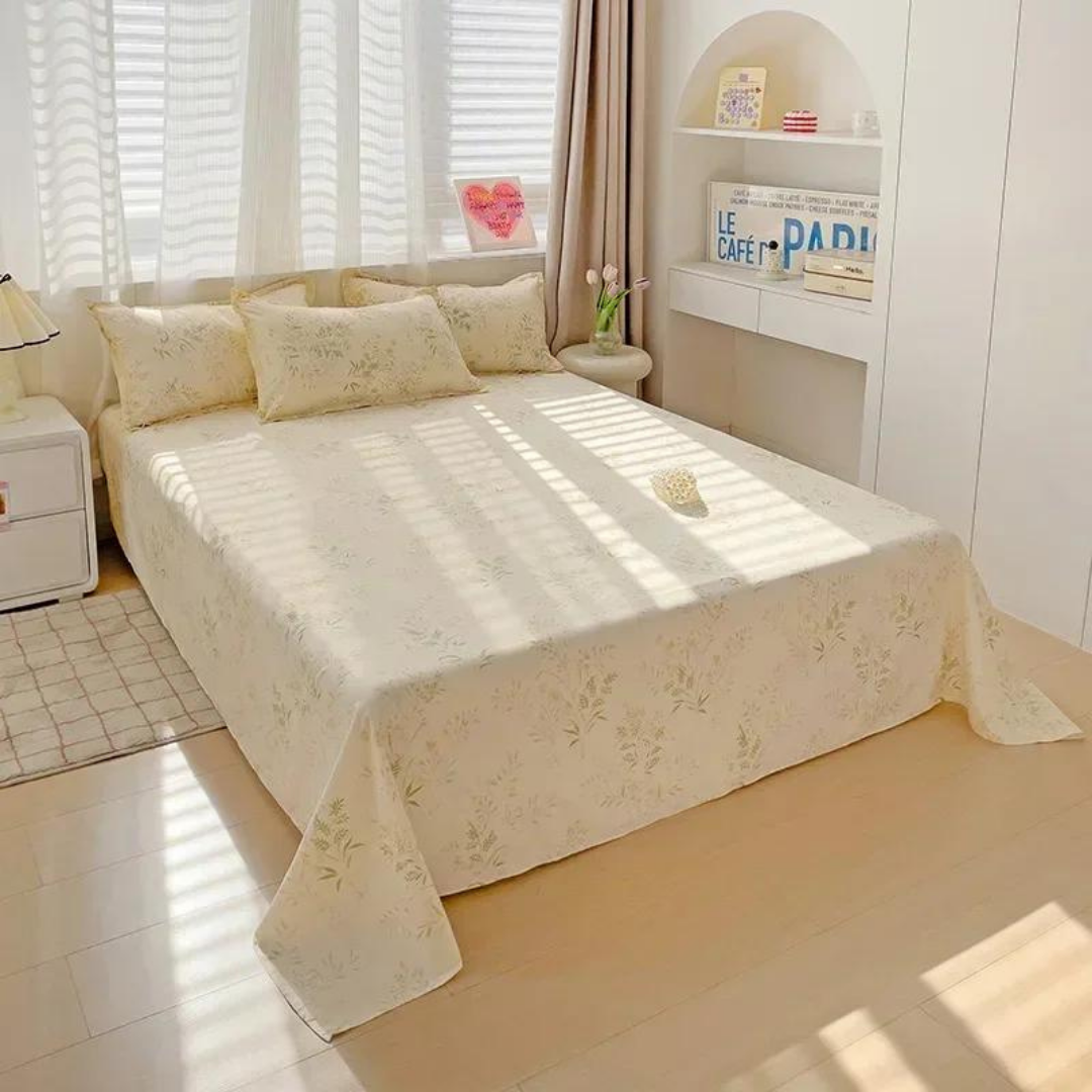 Lençol Superior Liso Wheat, leçol chique, lençol de algodão, lonçol liso, lençõl para cama, louhir, louhir.com, louhir.com.br