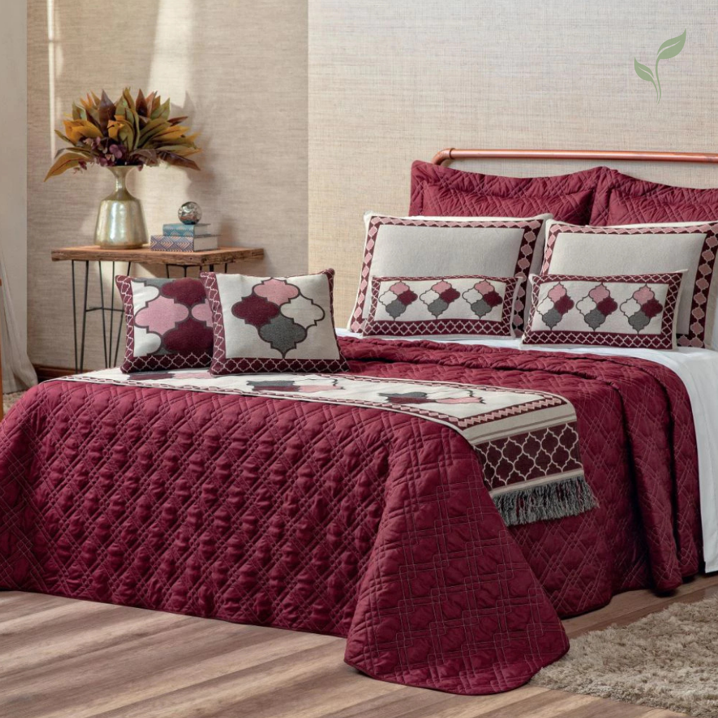 Kit Colcha Cobre Leito Casal Jacquard, capa de edredom mais mantas, capa de edredom, capa de cama, louhir, louhir.com, louhir.com.br