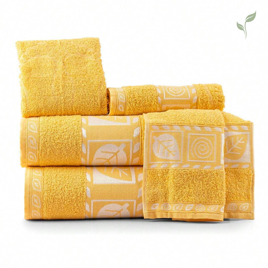 Kit 5 Toalhas Grande Leaf 100% Algodão, toalhas, louhir, jogo de toalhas, https://louhir.com.br/