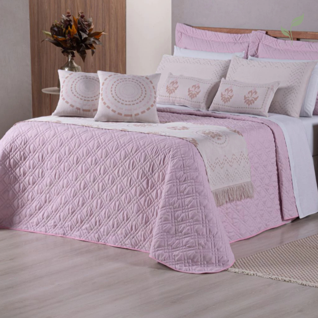 Kit Colcha Cobre Leito Casal Jacquard, capa de edredom mais mantas, capa de edredom, capa de cama, louhir, louhir.com, louhir.com.br