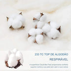 Travesseiro Algodão Toque de Pluma Softness, travesseiro macio, travesseiro para coluna, travesseiro confortável, travesseiro, louhir.com, louhir.com.br