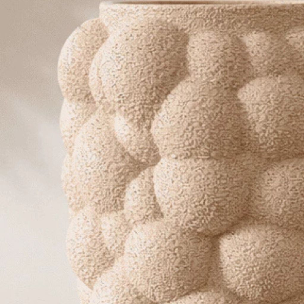 Conjunto 2 Vasos Nuvens Decorativas Design Orgânico 3D Louhir, www.louhir.com.br