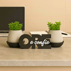 Conjunto Decorativo Ore e Confie com Vasos e Plantas Louhir, www.louhir.com.br