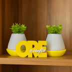 Conjunto Decorativo Ore e Confie com Vasos e Plantas Louhir, www.louhir.com.br