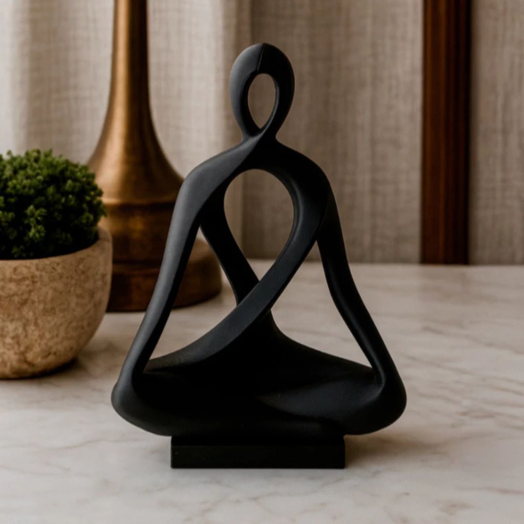 Escultura Decorativa Moderna Meditação Corps, louhir