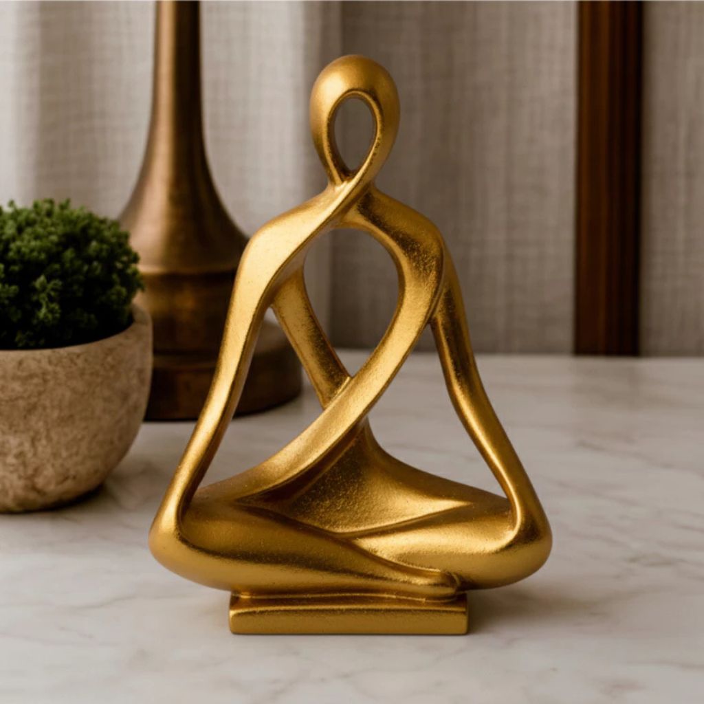 Escultura Decorativa Moderna Meditação Corps, louhir
