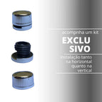 Espelho Carré 70x70cm em vidro real 3mm com bordas lapidadas. Resistente à umidade e com opções de instalação para banheiros, quartos, salas e halls.