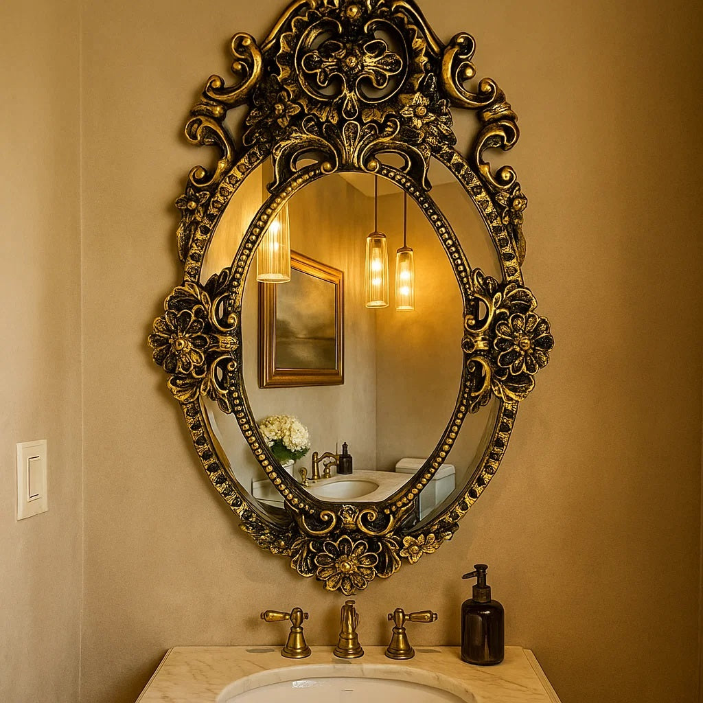 Espelho Francês Clássico Style Rocaille