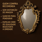 Espelho Francês Clássico Style Rocaille