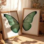 Kit 2 Quadros Féminin Art em tons terrosos com moldura laqueada e impressão HD. Arte feminina sofisticada para salas, quartos e home office.