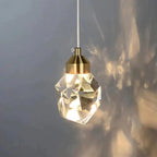 Luminária de Teto Diamante Cristal K9 Nobre Louhir