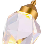 Luminária de Teto Diamante Cristal K9 Nobre Louhir