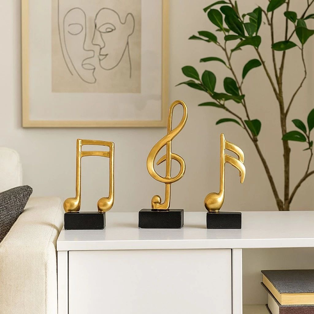 Notas Musicais Decorativas Encanto Doré Louhir