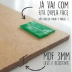 Quadro Rústico Vaso de Plantas Trois em MDF com impressão vinil. Sem moldura, pronto para colar, moderno e acolhedor. Disponível em vários tamanhos.