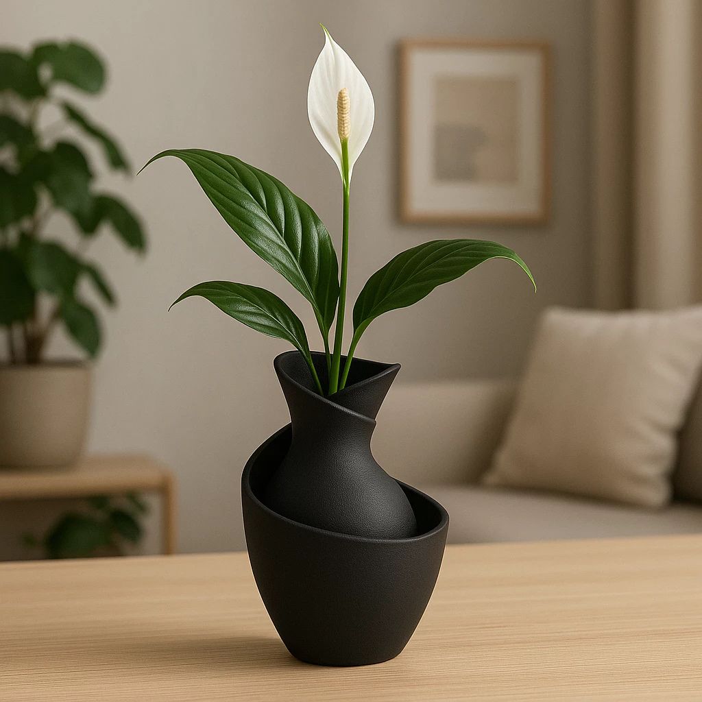 Mini Vaso Decorativo Shape Moderno Impressão 3D Minimalista Louhir