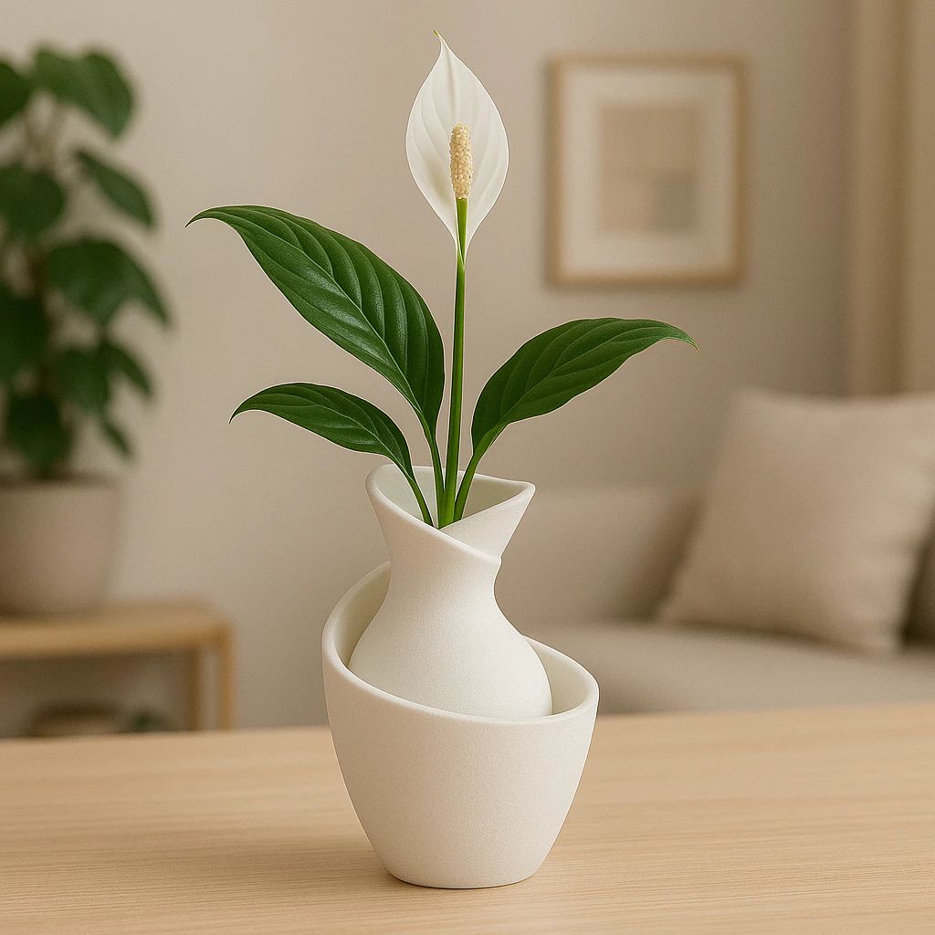 Mini Vaso Decorativo Shape Moderno Impressão 3D Minimalista Louhir