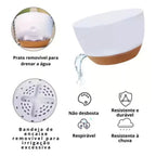 Vaso Suspenso com Corrente e Prato Drenante 24,5cm Louhir, www.louhir.com.br
