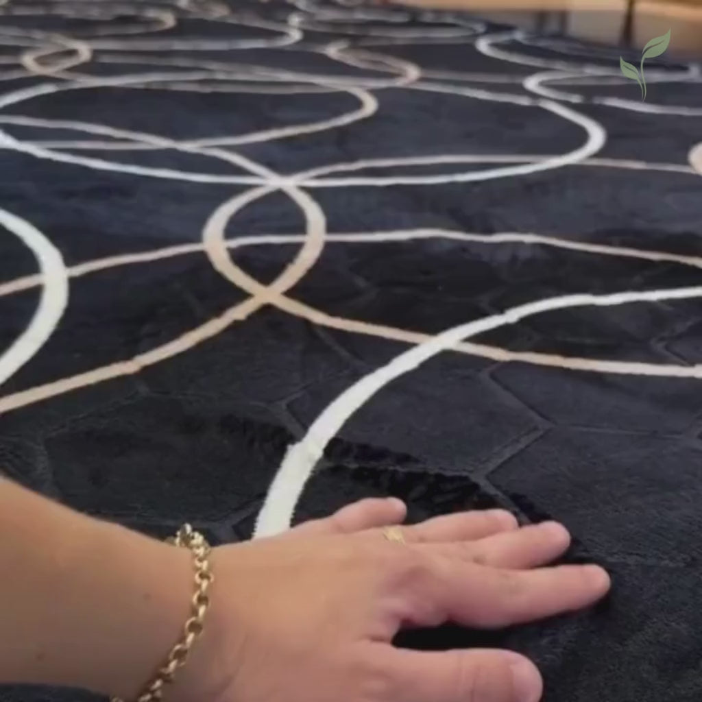 Tapete Grande Sala Aveludado Cadeau, https://louhir.com.br/